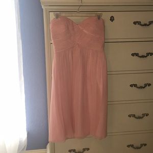 Donna Morgan Blush Pink Chiffon Cocktail Dress Sz4